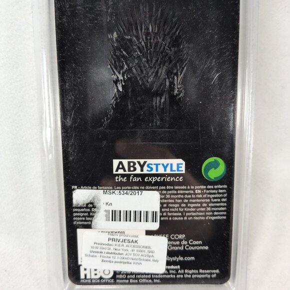 NEW AbyStyle Game of Thrones Targaryen YOU WIN YOU DIE Keychain Keyring - Picture 8 of 10